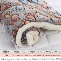 Thickened Dog Mat Soft Fleece Pad Blanket Bed