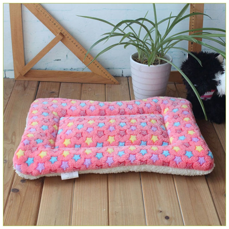 Flannel Pet Mat Dog & Cat Bed