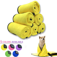 Quick-Drying Dog &  Cat Towels Soft Fiber Towels