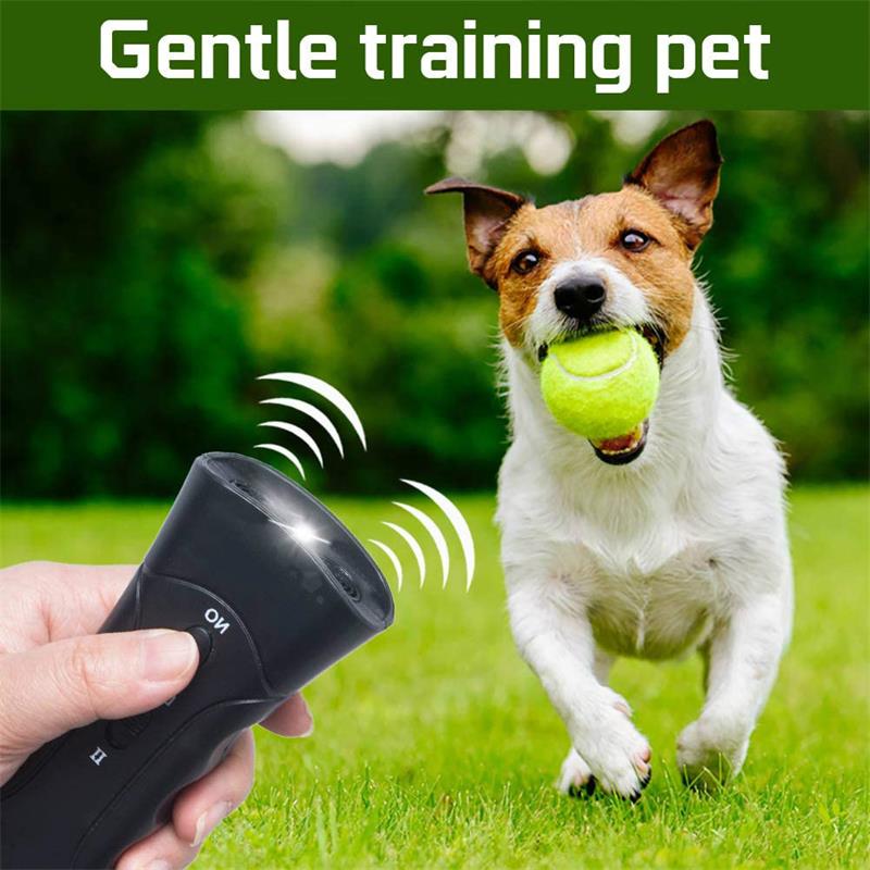 1pc Dog Repeller LED Ultrasonic Anti Barking Device