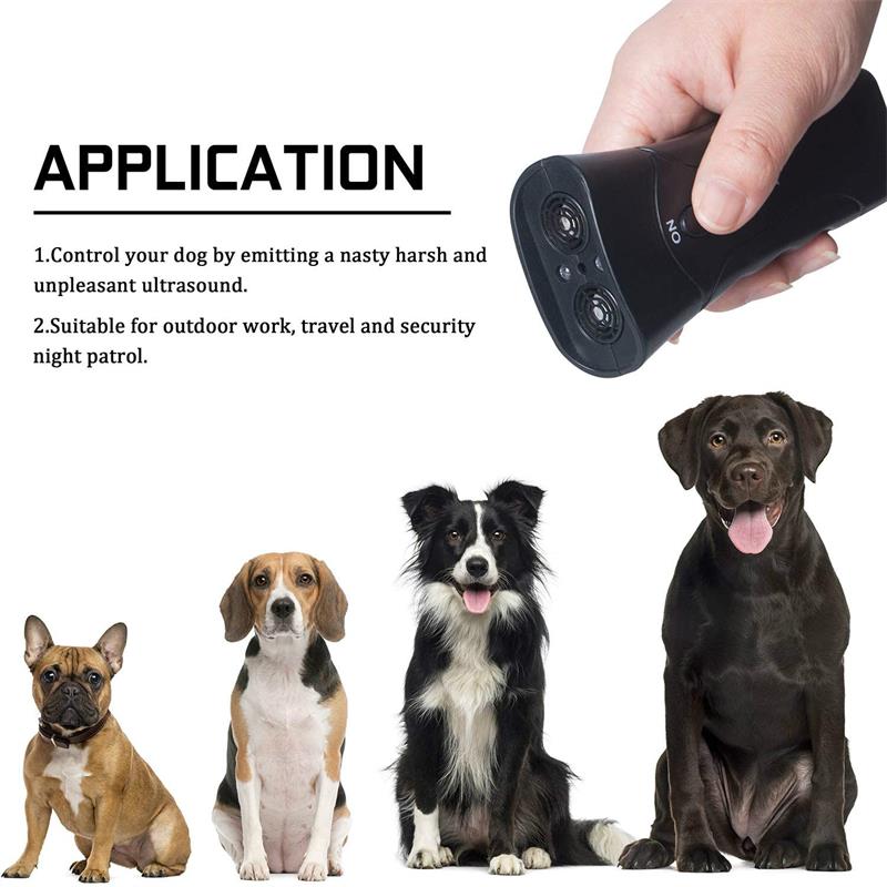 1pc Dog Repeller LED Ultrasonic Anti Barking Device