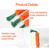 1Pc Pet Dog Carrot Chew Toys