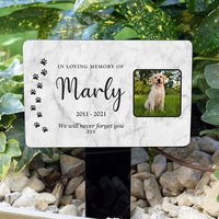 Personalised Pet Memorial Stake Acrylic Marker Grave Pet Gravestones