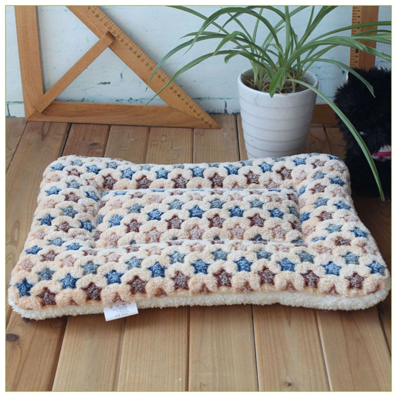 Flannel Pet Mat Dog & Cat Bed