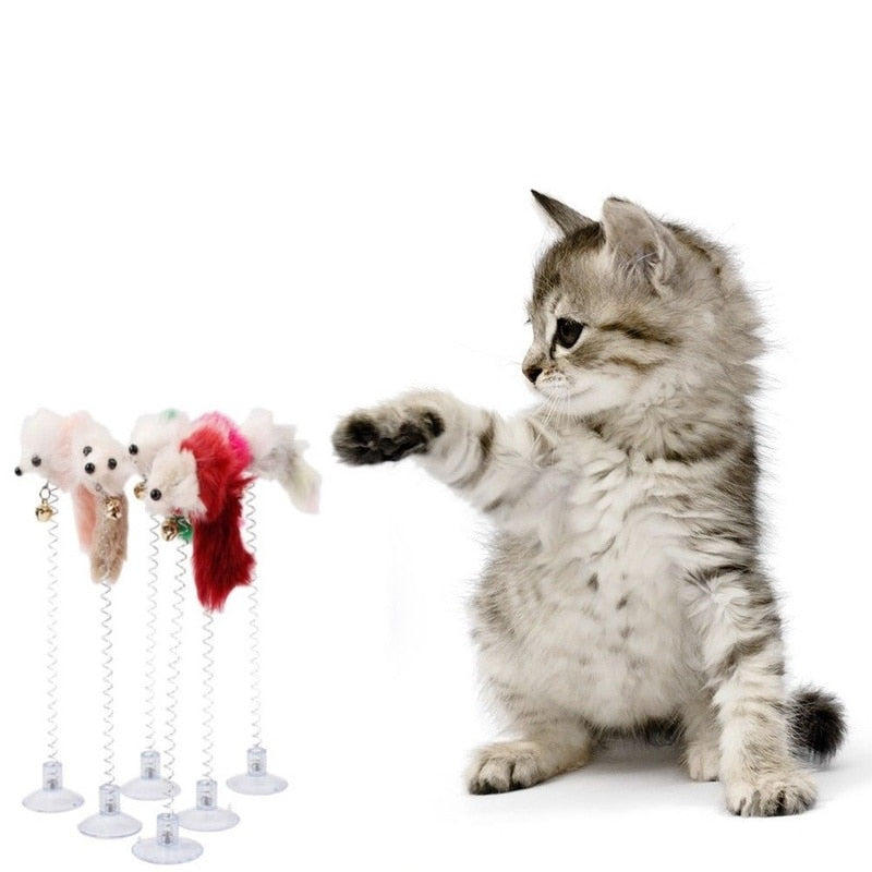 Mini Bell Cat Teaser Interactive Cat Toy