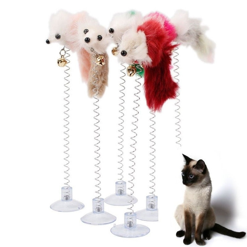 Mini Bell Cat Teaser Interactive Cat Toy