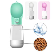 Portable Dog Water Bottle Food and Water Container