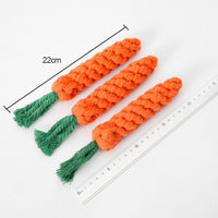 1Pc Pet Dog Carrot Chew Toys